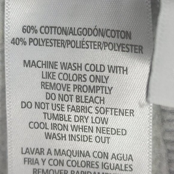 Calvin Klein Jeans Grey White Logo Cotton Poly Pull On Drawstring Joggers Size M - Picture 15 of 16